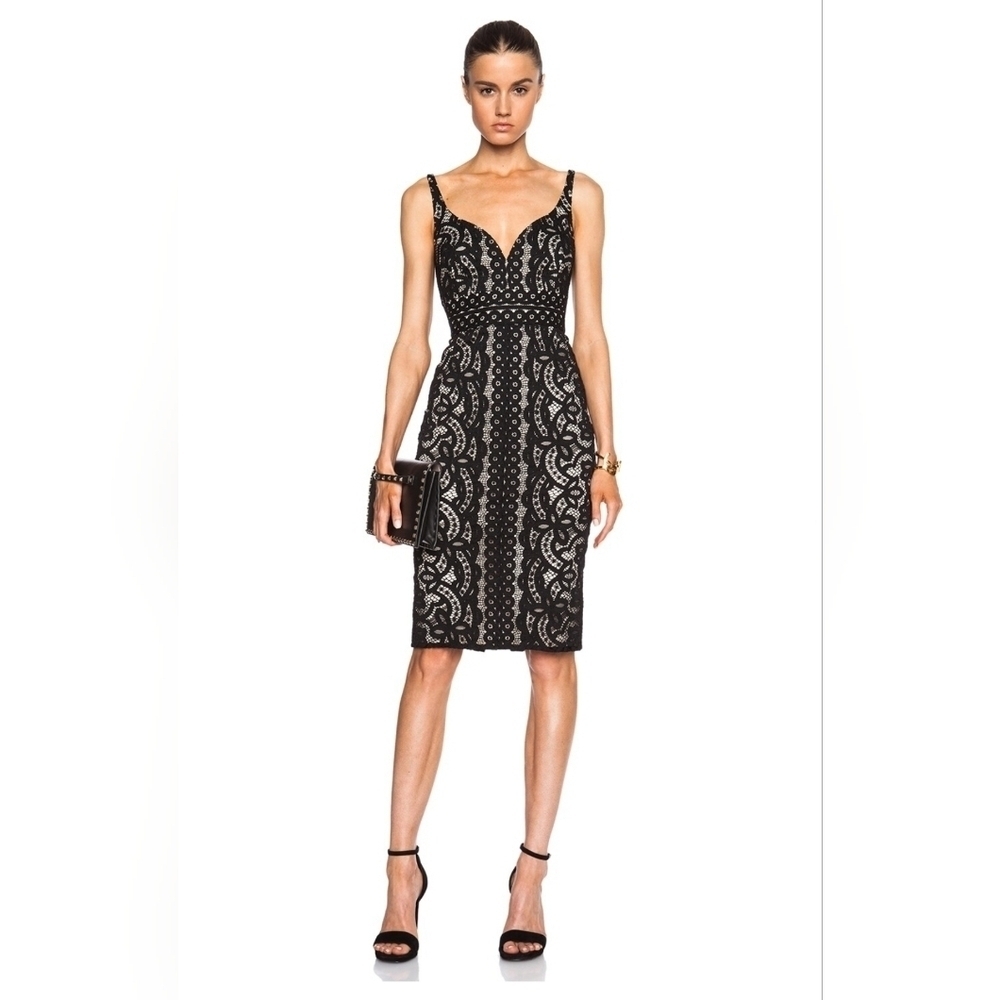 Lover Poppy Sweetheart Black Dress Size 4